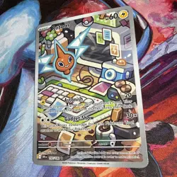 Rotom 197/182 Illustration Rare Destined Rivals Pokemon TCG Card NM - Image 2