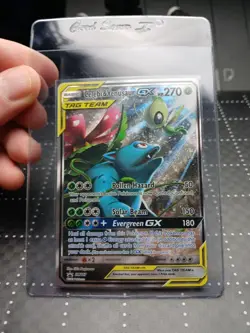 Pokemon TCG Celebi & Venusaur GX TAG TEAM SM167 Sun & Moon Black Star Promo NM - Image 4