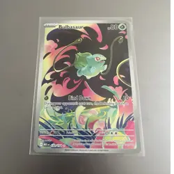 Pokemon Bulbasaur Me01: Mega Evolution 133/132 Full Art Holo Rare 2025 - Image 1