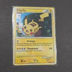 Pokemon Pikachu Holo Promo HGSS03 Basic 70 HP HGSS 2010 English - Image 1