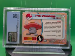 CGC 10 Pristine Vileplume Pokemon Topps Series 1 Fourth Print Silver Foil 1999 - Image 3