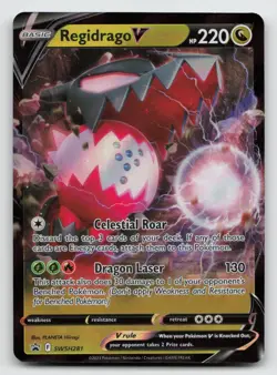 Regidrago V - SWSH281 - Pokemon Promo Sword & Shield Ultra Rare Holo Card NM - Image 1