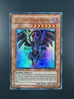 Yugioh - Red-Eyes Zombie Dragon - Ultra - SDZW - 1st - Image 1