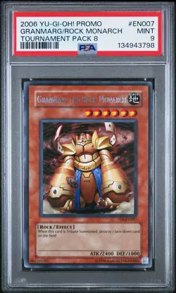 2006 YU-GI-OH! PROMO TP8-TOURNAMENT PACK 8 GRANMARG THE ROCK MONARCH PSA 9 - Image 1