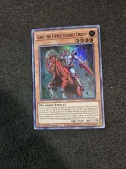 Gaia the Fierce Knight Origin (ROTD-EN000) - Super Rare - 1st Edition - Image 1