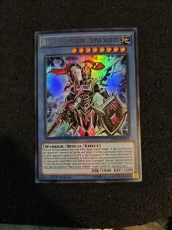 Yugioh Black Luster Soldier - Super Soldier DOCS-EN042 Ultra Rare 1st Edition LP - Image 1