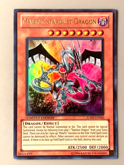 yugioh Malefic Stardust Dragon JUMP-EN043 Limited Edition Near Mint - Image 2