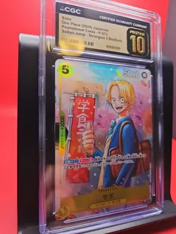2024 One Piece Japanese Sabo Promo Saikyo Jump Strongest Brothers #P-073 CGC 10 - Image 3
