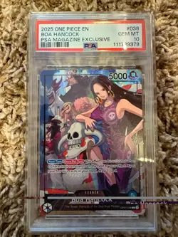 2025 One Piece English Boa Hancock PSA Magazine Exclusive #038 PSA 10 - Image 1