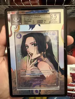 2023 ONE PIECE OP04-KINGDOMS OF INTRIGUE #078 BOA HANCOCK BGS 9.5 - Image 1
