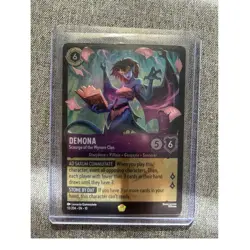 Demona Scourge of the Wyvern Clan 55/204 Disney Lorcana Card Game NM - Image 1