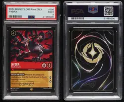 2023 Disney Lorcana - Into The Inklands 3 Hydra Deadly Serpent #108 PSA 9 MINT - Image 3