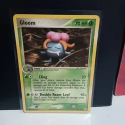 2 Pokemon card lot of Bellosom and Gloom ex hidden legends Yuka morii clay art - Image 4
