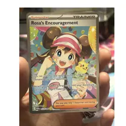 Pokemon Rosa's Encouragement Trainer-Supporter POR Regular Card 123/088 - Image 1