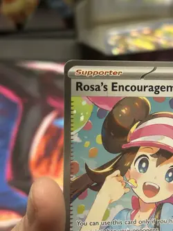 Pokemon Rosa's Encouragement Trainer-Supporter POR Regular Card 123/088 - Image 3