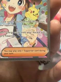 Pokemon Rosa's Encouragement Trainer-Supporter POR Regular Card 123/088 - Image 5