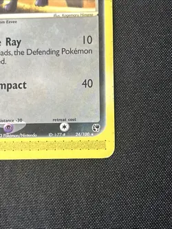 Pokemon TCG Umbreon Card 24/100 Regular Rare - Heavily Played * See Description - Image 4