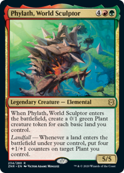 Phylath, World Sculptor FOIL Zendikar Rising NM Red Green Rare MTG CARD ABUGames - Image 1