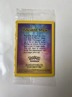 Pokemon Ancient Mew Factory Sealed Promo Pokemon 2000 Movie Pokemon Card - Image 1