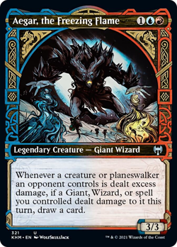 Aegar, the Freezing Flame (Showcase) FOIL Kaldheim NM Showcase CARD ABUGames - Image 1