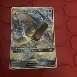 Gyarados GX SM212 - Black Star Promo Ultra Rare Pokemon Card *RIGHT CORNER BENT* - Image 1