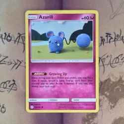 Azurill 146/236 SM Cosmic Eclipse Common Regular NM Pokemon Card English - Image 1