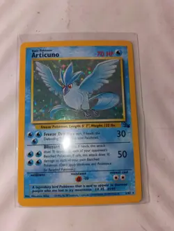 Pokemon Articuno 70 HP Holo Rare Fossil Unlimited 2/62 English Card - Image 1