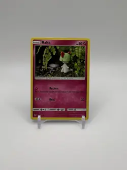 Ralts 139/214 Common Yuka Morii SM - Lost Thunder Pokemon Card - Image 1