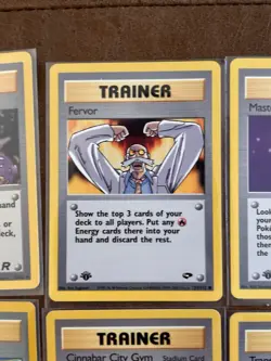 1st Edition Pokemon TCG Trainer Cards Lot Of 6 NM - Image 3