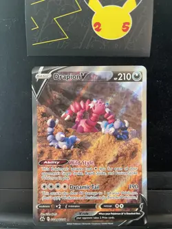 Pokemon Card Drapion V GG49/GG70 Crown Zenith Full Art 337💎NM💎 - Image 1