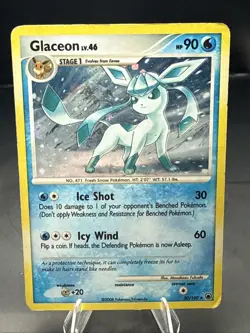 Pokemon Glaceon Majestic Dawn 20/100 Holo Rare 2008 Pokemon Card - Image 1