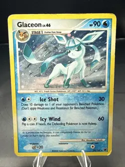 Pokemon Glaceon Majestic Dawn 20/100 Holo Rare 2008 Pokemon Card - Image 2