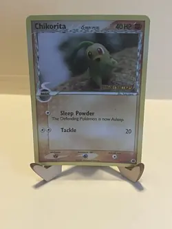 Chikorita Dragon Frontiers Reverse Holo Stamped Card 44/101 - Image 1