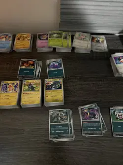 Pokemon Card Lot Each box has 120 cards holo reverse holos common illustration - Image 4