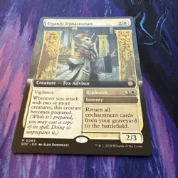 Eiganjo Dynastorian MINT Extended Art 63 Strixhaven Commander SOC MTG R Unplayed - Image 2