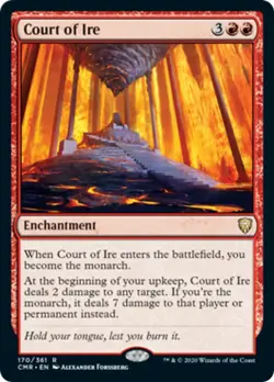 Court of Ire FOIL Commander Legends NM Red Rare MAGIC GATHERING CARD ABUGames - Image 1