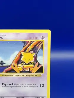 Abra 43/102 1st Edition Shadowless Base Set Pokemon Card TCG WOTC 1999 NM - Image 5