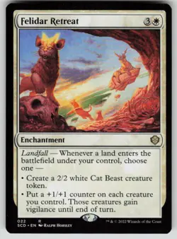 Felidar Retreat Rare Starter Commander Decks 22 MTG Near Mint 2022 - Image 1