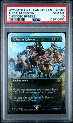 2025 MAGIC: THE GATHERING FINAL FANTASY CHOCOBO BUNDLE A REALM REBORN PSA 10 - Image 1