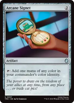 Arcane Signet - Surge Foil Light Play, English Magic the Gathering MTG Teenage M - Image 1
