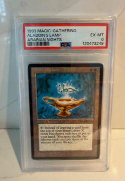 1993 Aladdin’s Lamp PSA 6 Magic the Gathering Arabian Nights MTG - Image 1