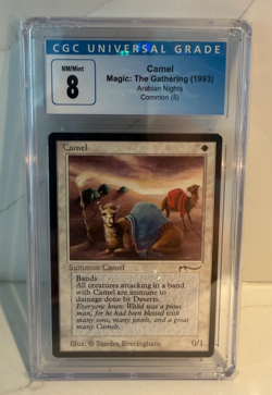 1993 Camel CGC 8 Near Mint MTG Arabian Nights Magic The Gathering - Image 1