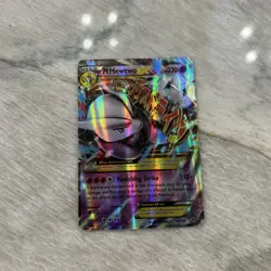 Pokemon TCG M Mewtwo EX 63/162 Ultra Rare Holo Card XY Breakthrough NM - Image 1