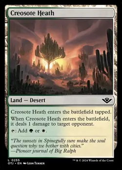 Creosote Heath C Foil #255 | OTJ Outlaws of Thunder Junction | MTG - Image 1
