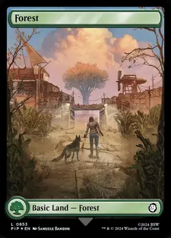 Forest C Surge Foil #853 | PIP Fallout | MTG - Image 1