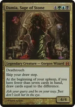 Damia, Sage of Stone - Foil Oversized Commander 2011 HP MTG - Image 1