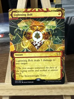 MTG *Lightning Bolt etched foil X1* (NM) Strixhaven Mystical Archive Magic - Image 1