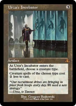 MTG English Urza's Incubator (Retro Frame) NM Normal Dominaria Remastered - Image 1