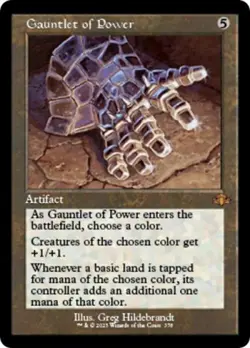 MTG English Gauntlet of Power (Retro Frame) NM Normal Dominaria Remastered - Image 1
