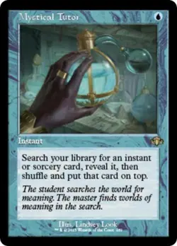 MTG English Mystical Tutor (Retro Frame) NM Normal Dominaria Remastered - Image 1
